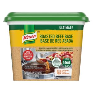 Knorr Professional Ultimate Beef Paste Base Gluten Free, No Artificial Flavors or Preservatives, No MSG added, Colors from Natural Sources, 1 Pound (Pack of 6)